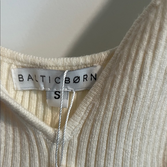 Baltic Born Ivory Ribbed Dress - Picture 2 of 5